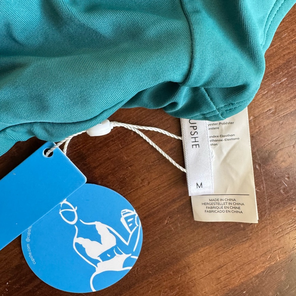 Teal Ruffle Swimsuit - Picture 3 of 3